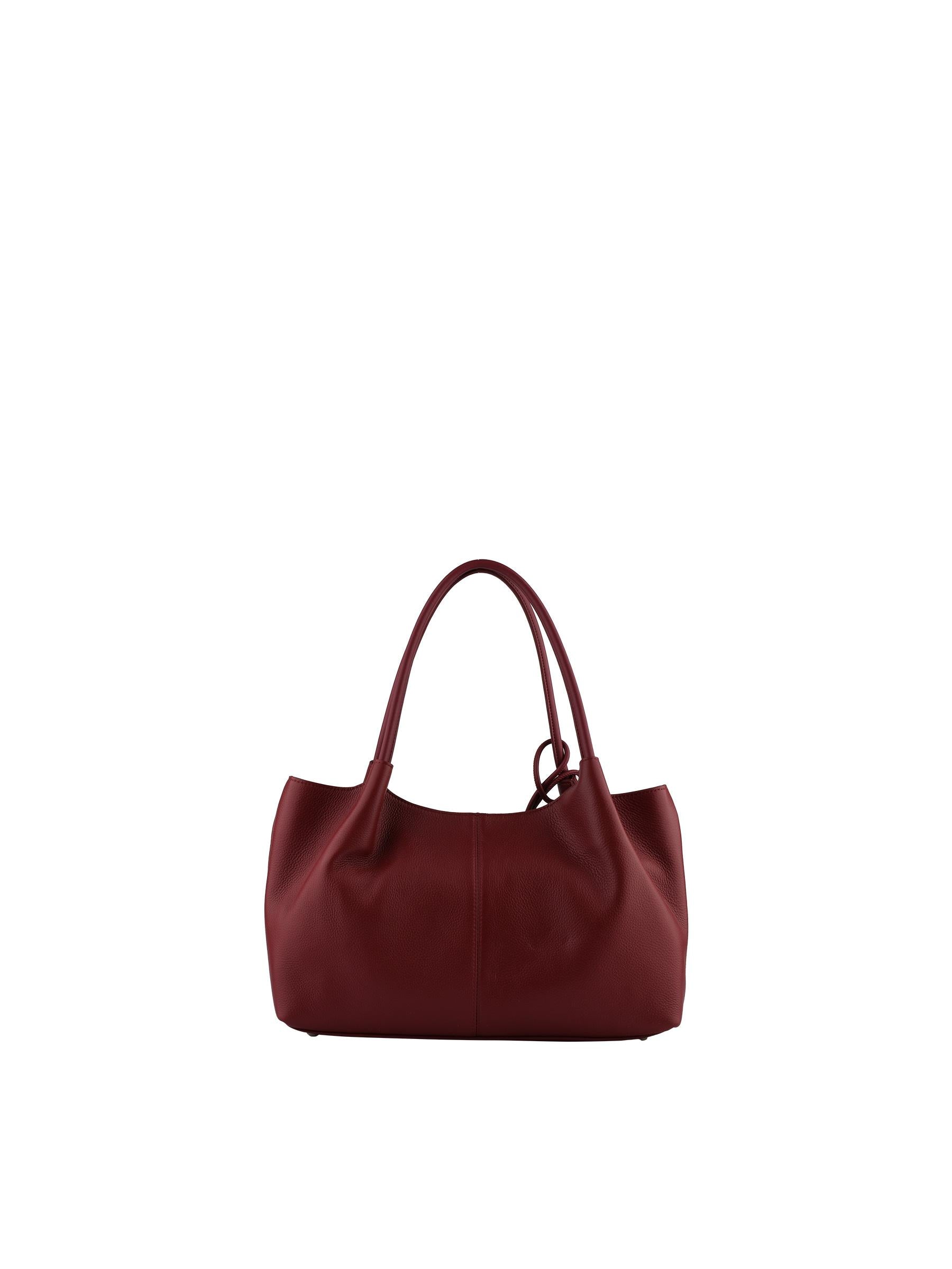 Camélia - Sac porté épaule bordeaux