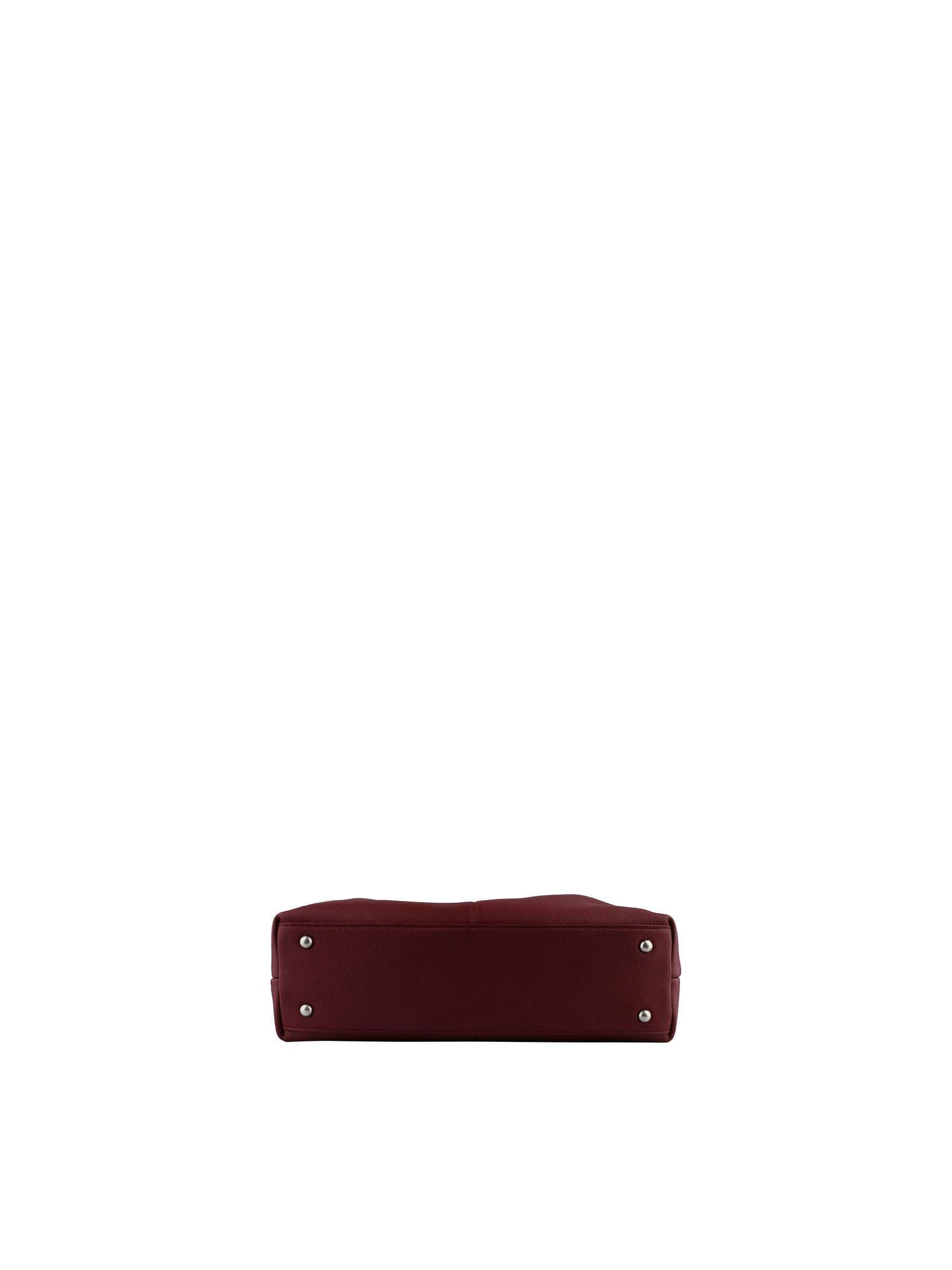 Camélia - Sac porté épaule bordeaux