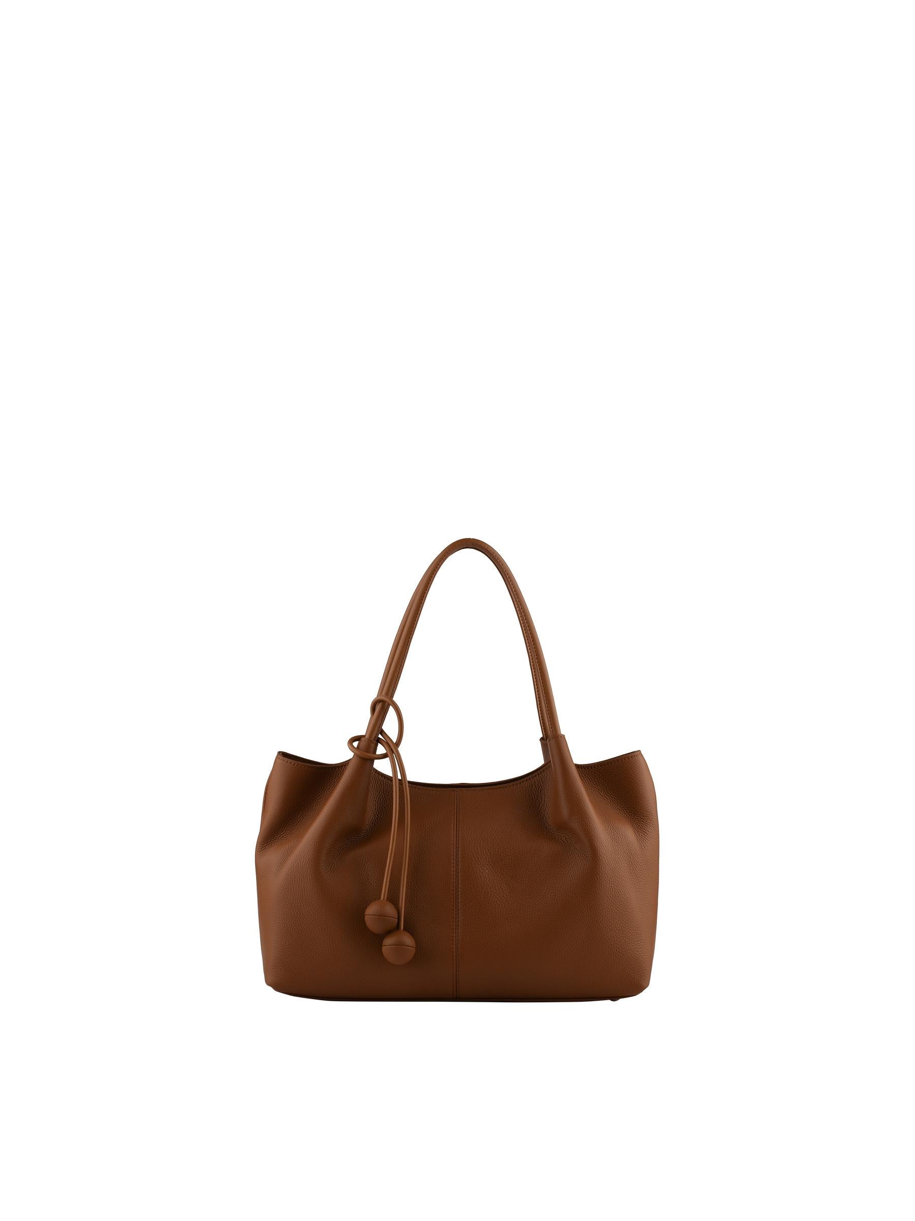 Camélia - Sac porté épaule camel