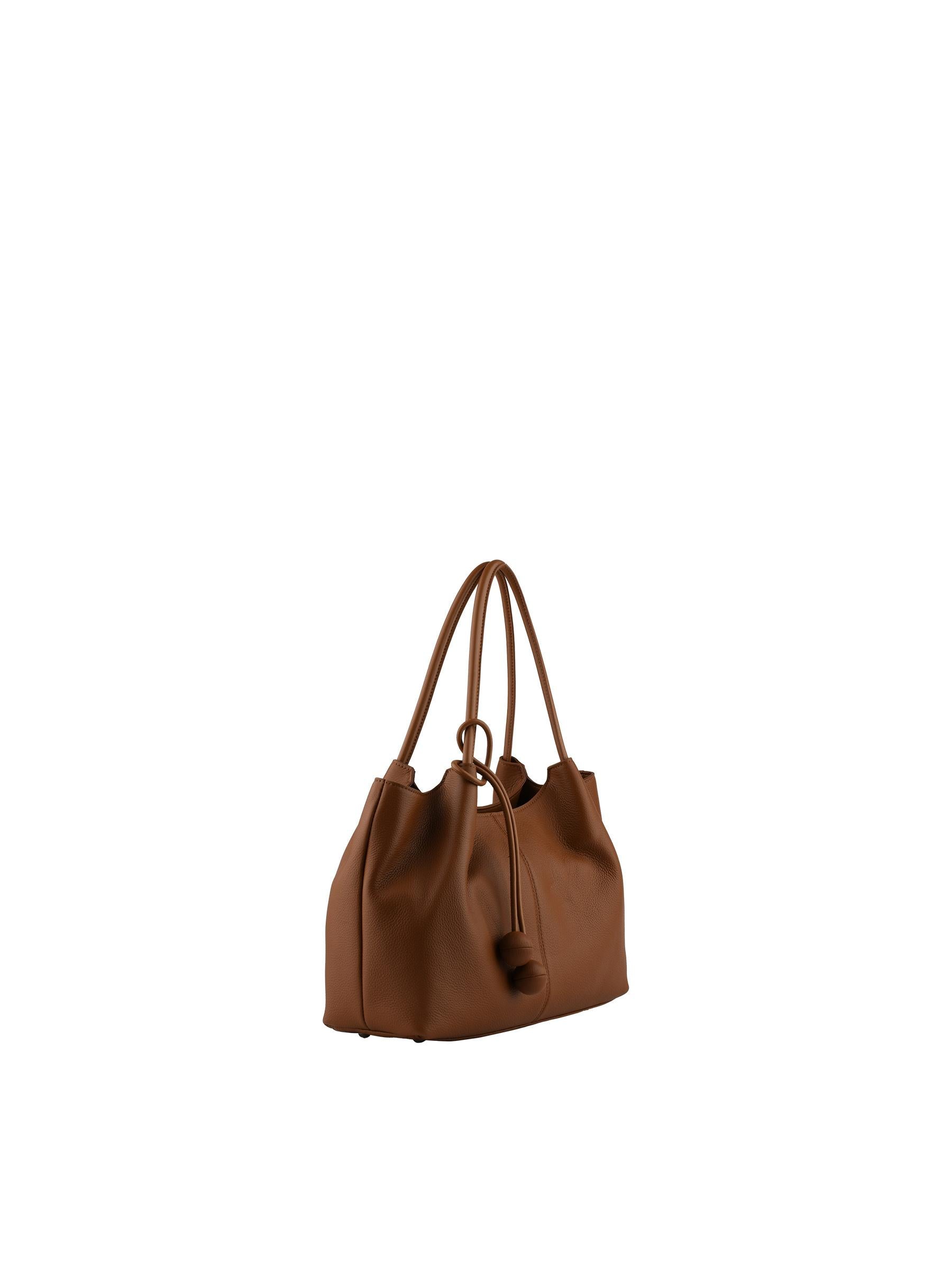 Camélia - Sac porté épaule camel