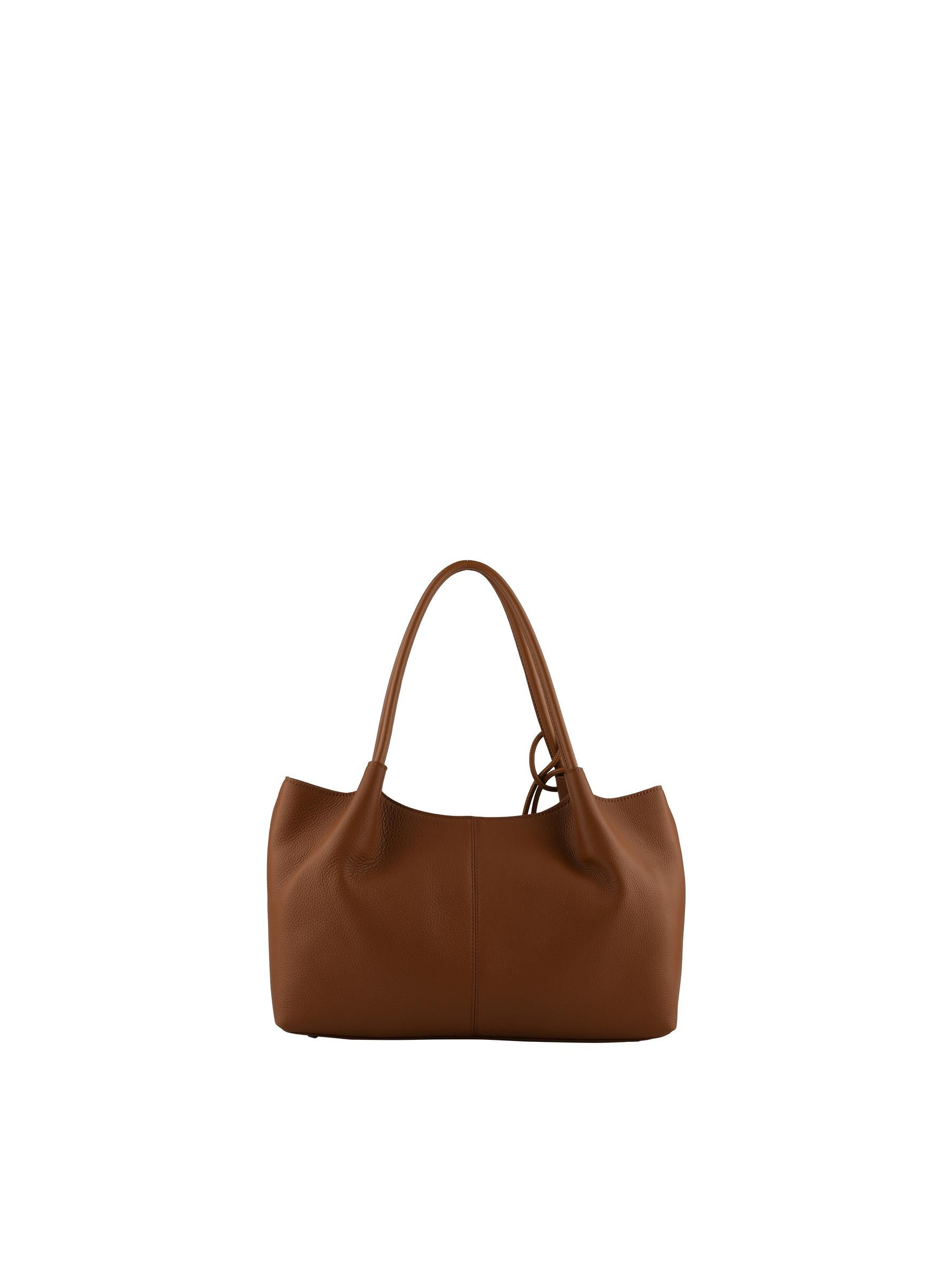 Camélia - Sac porté épaule camel