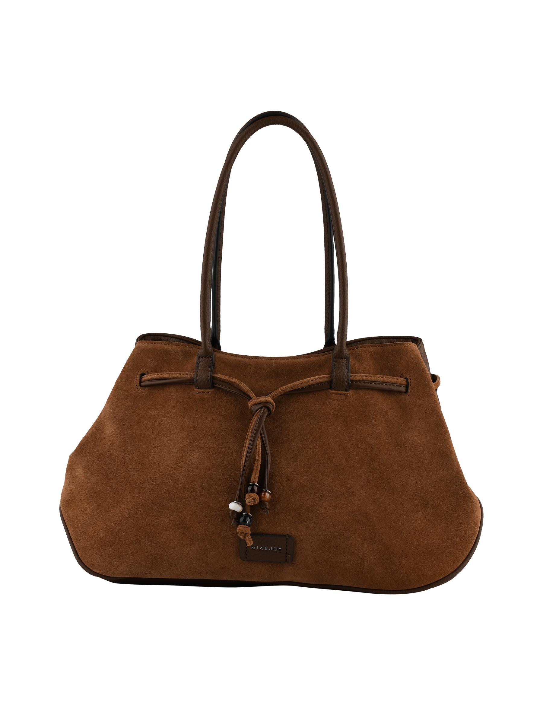 Dina - Sac porté épaule marron