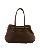Dina - Sac porté épaule marron