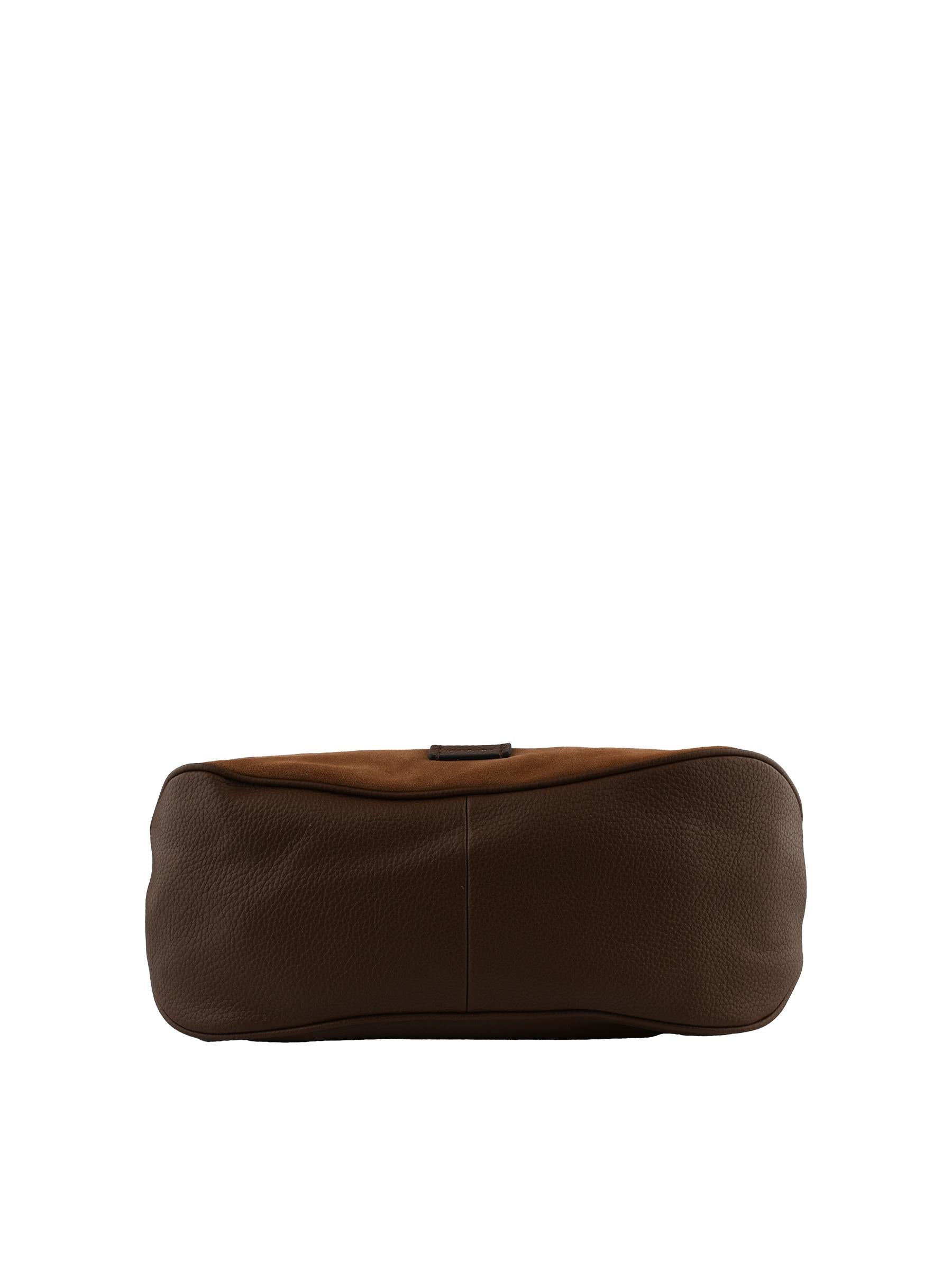 Dina - Sac porté épaule marron
