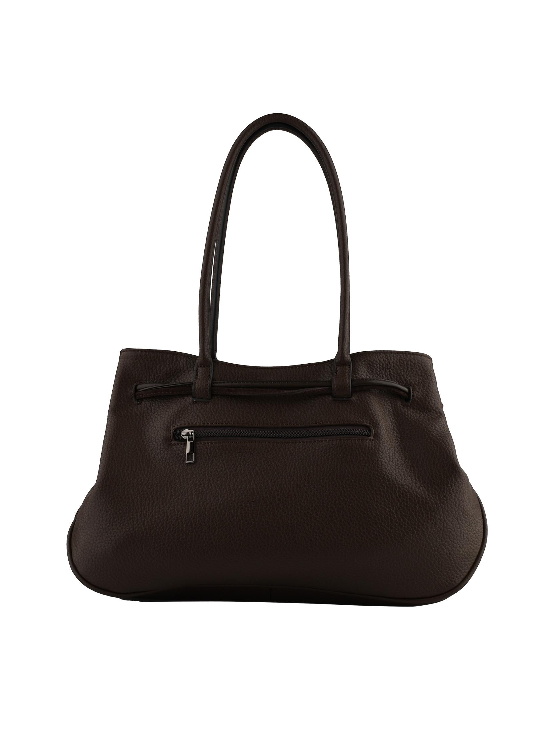 Dina - Sac porté épaule taupe