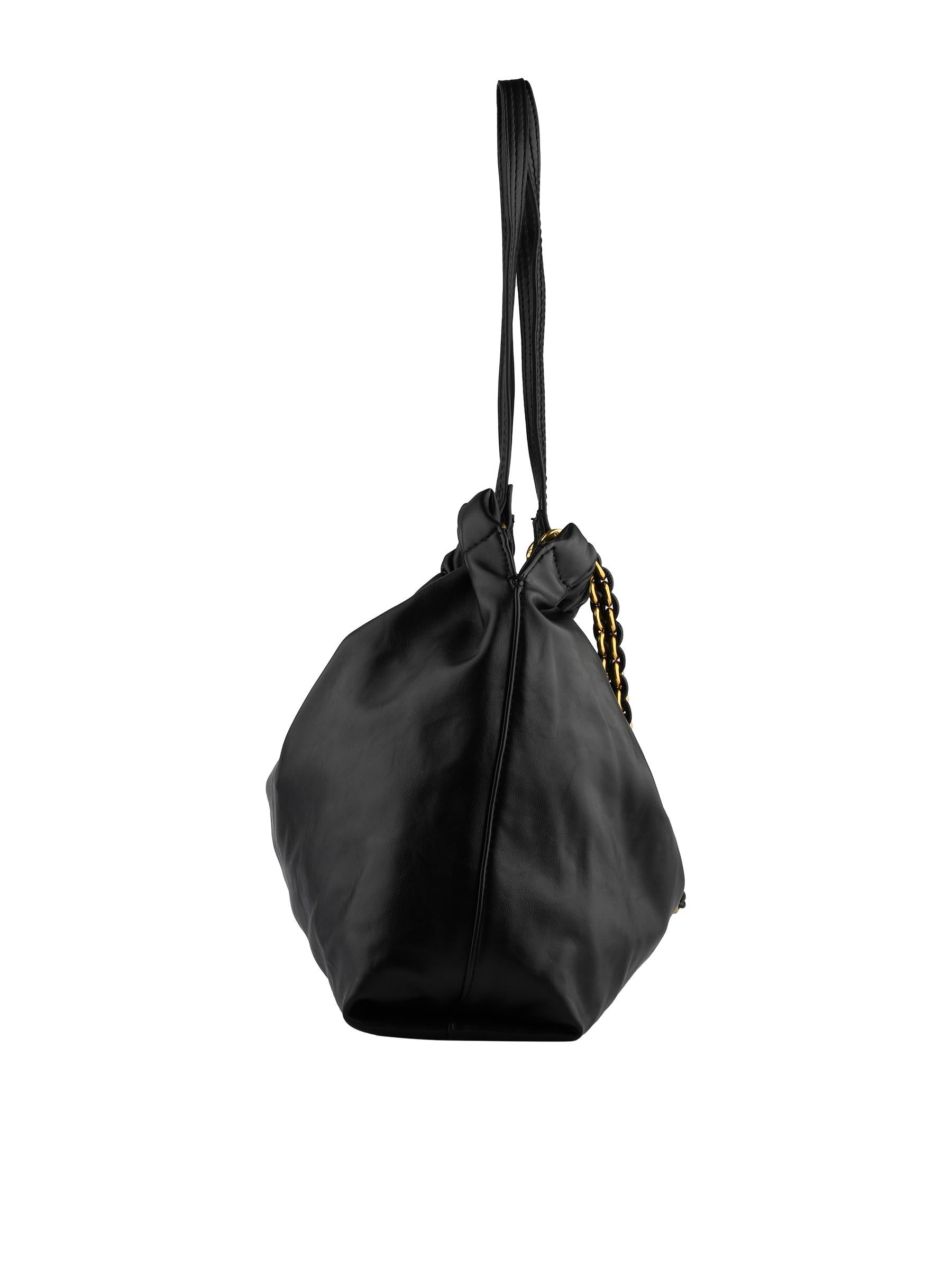 Lily - Sac porté épaule noir