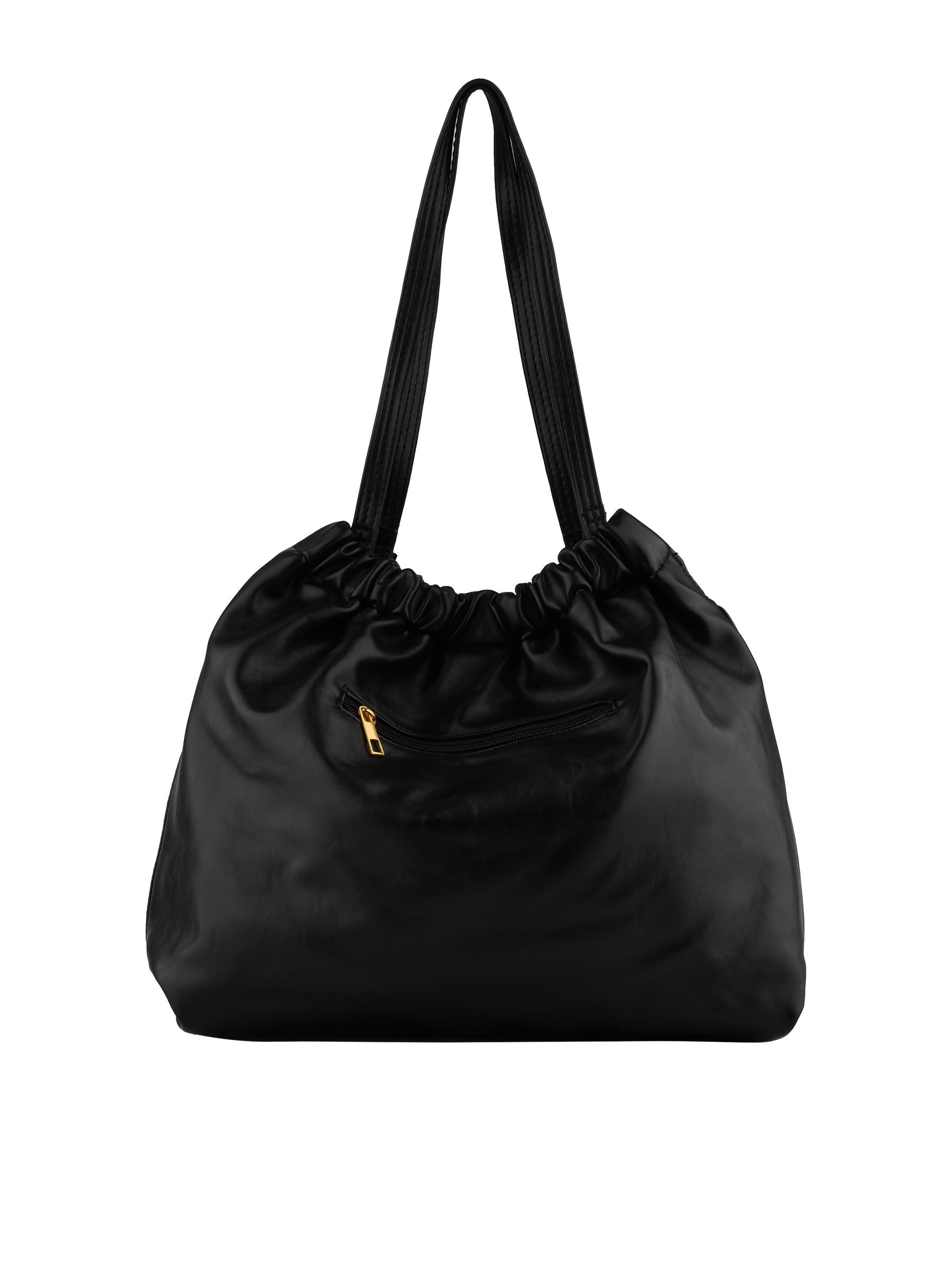 Lily - Sac porté épaule noir