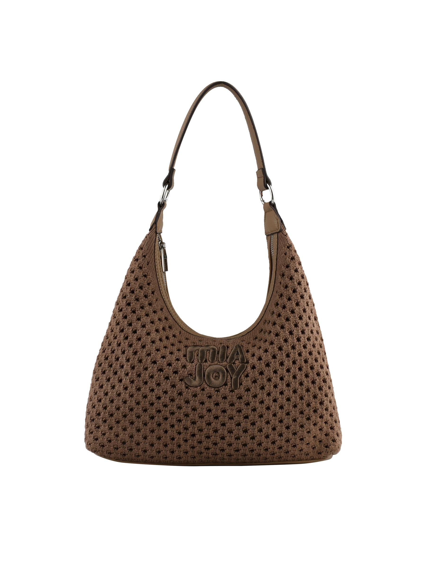 Stella - Sac porté épaule taupe