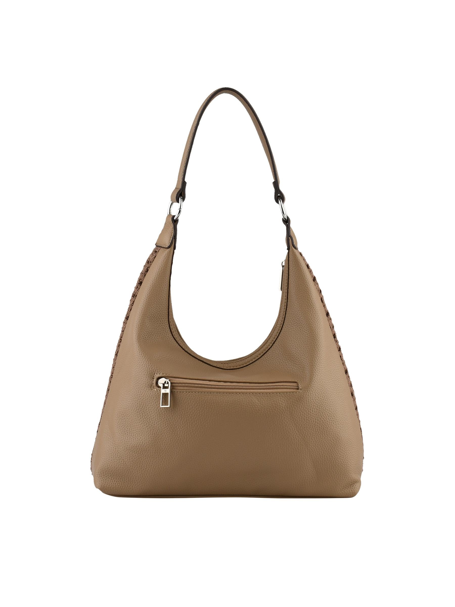 Stella - Sac porté épaule taupe