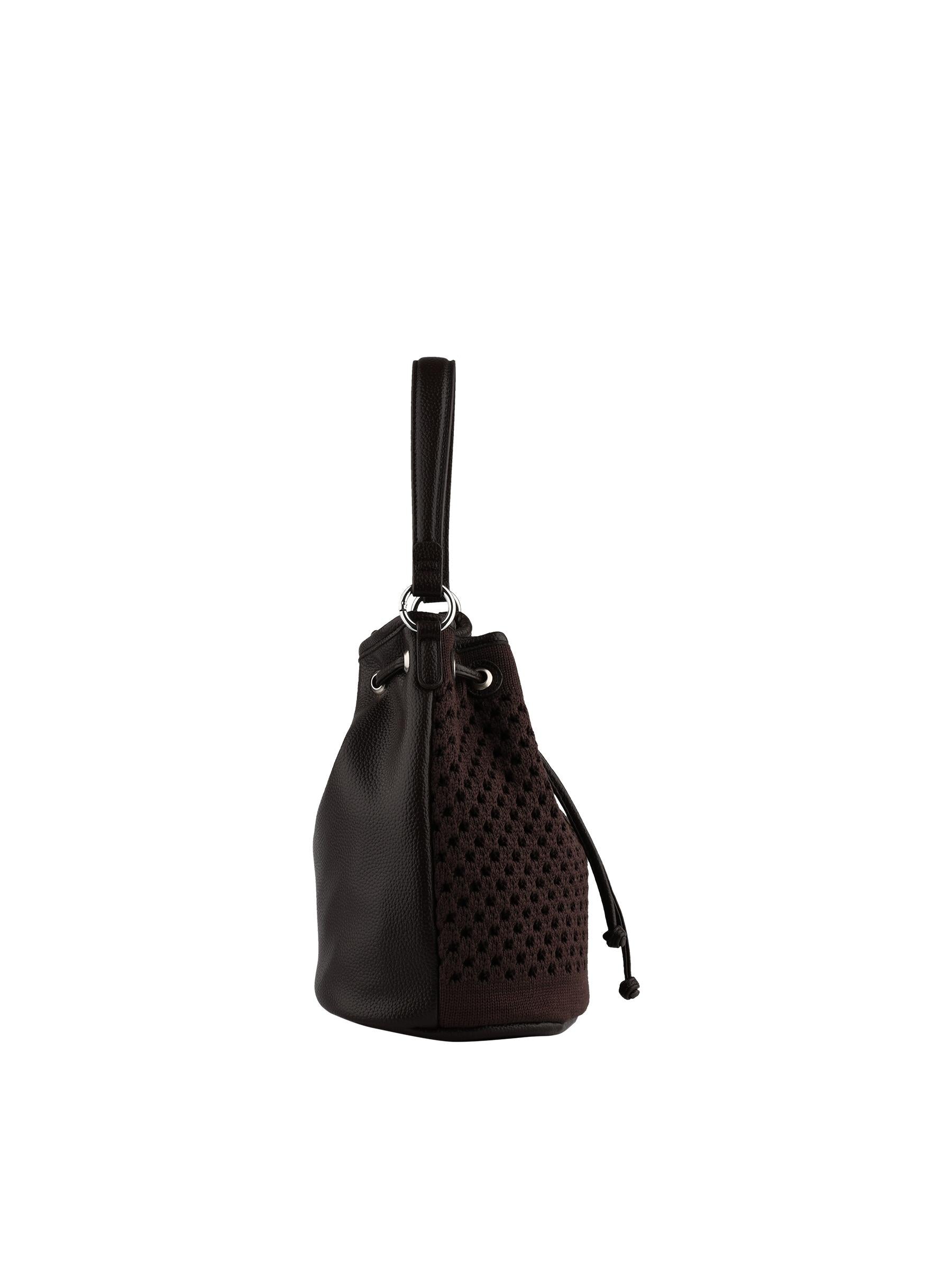 Stella - Sac porté main chocolat