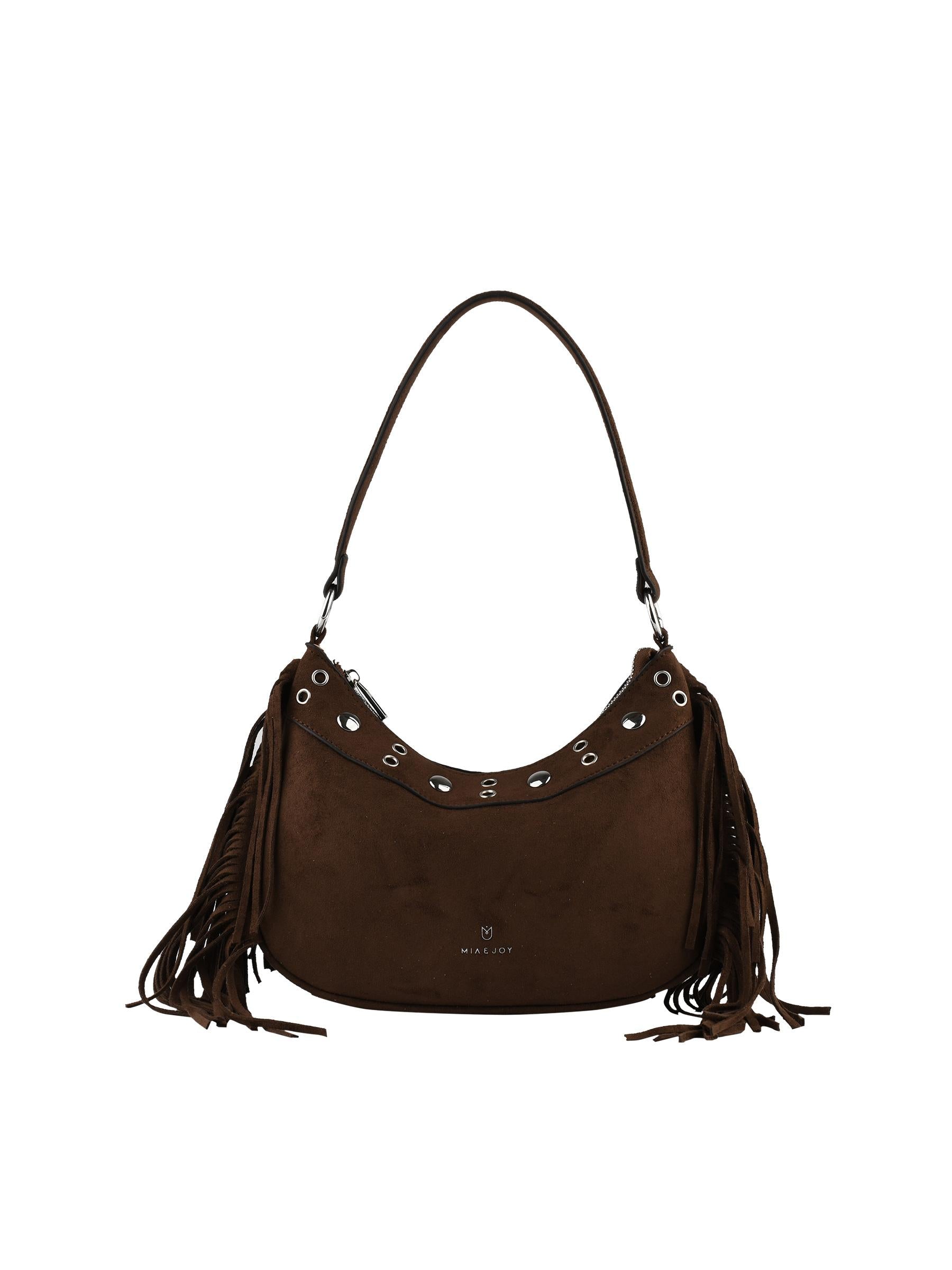 Gaïa - Sac porté épaule chocolat