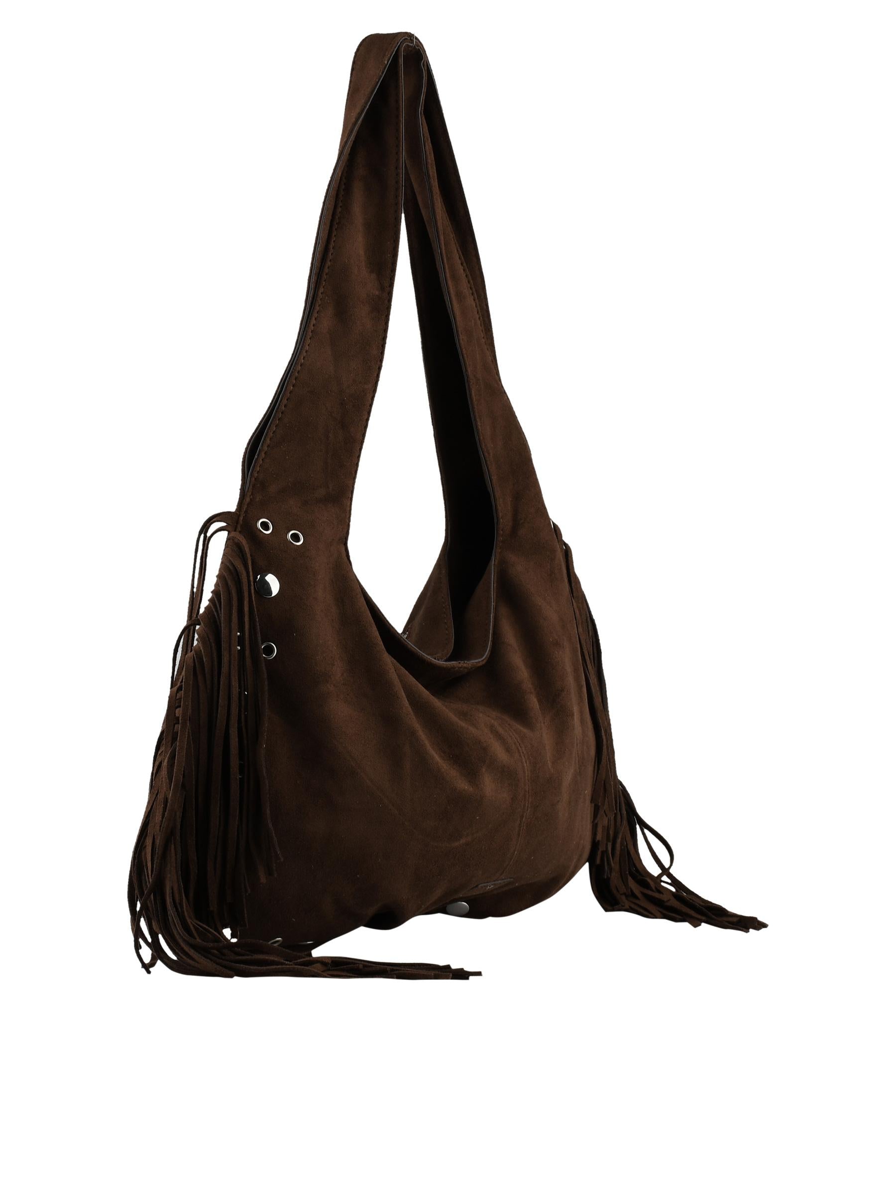 Gaïa - Sac porté épaule chocolat