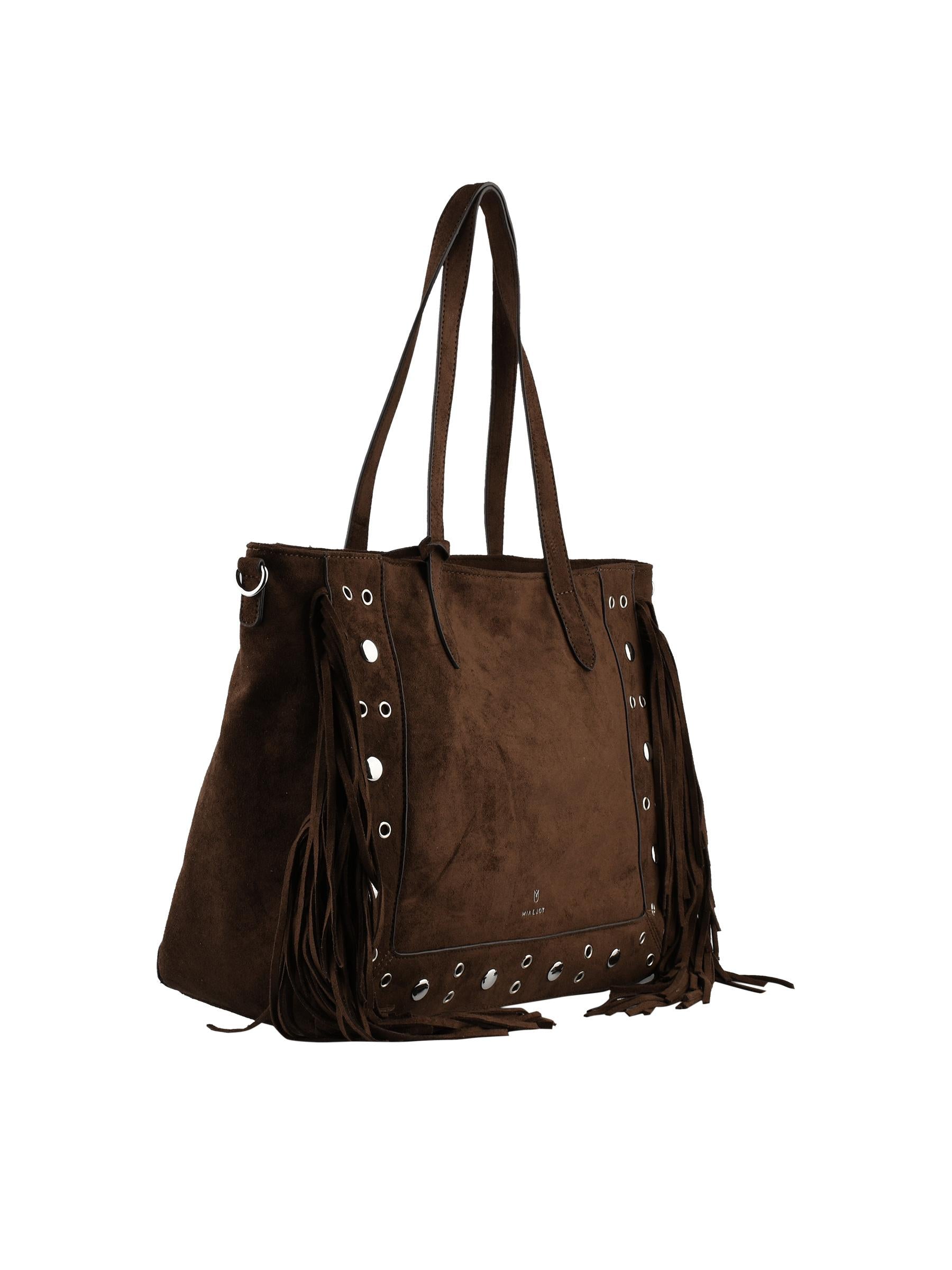 Gaïa - Sac shopping chocolat
