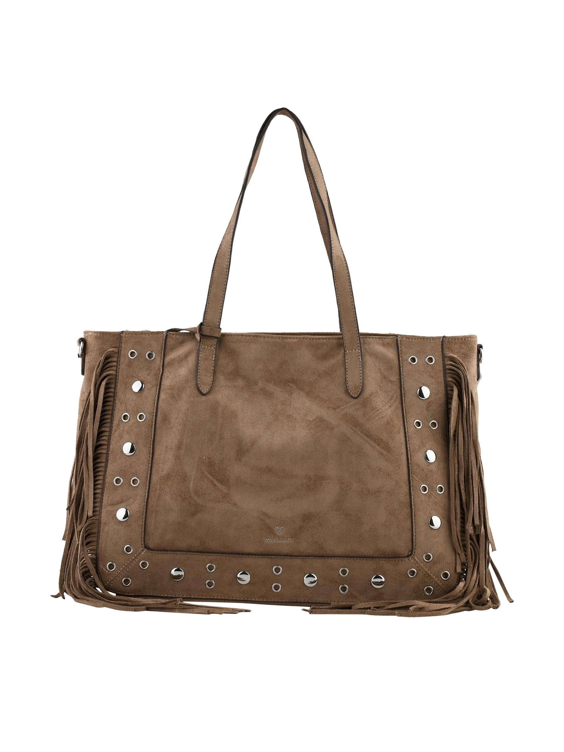 Gaïa - Sac shopping mastic