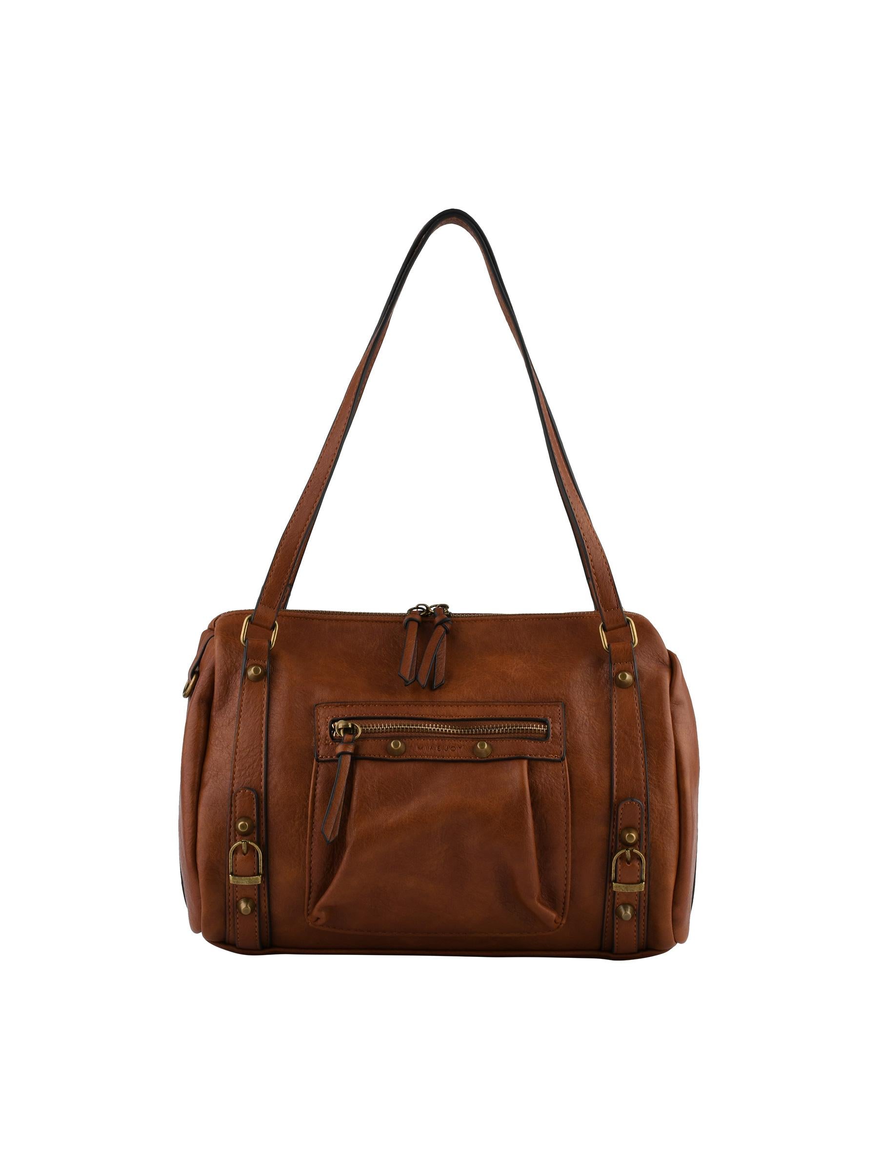 Jihane - Sac porté épaule camel