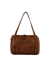 Jihane - Sac porté épaule camel