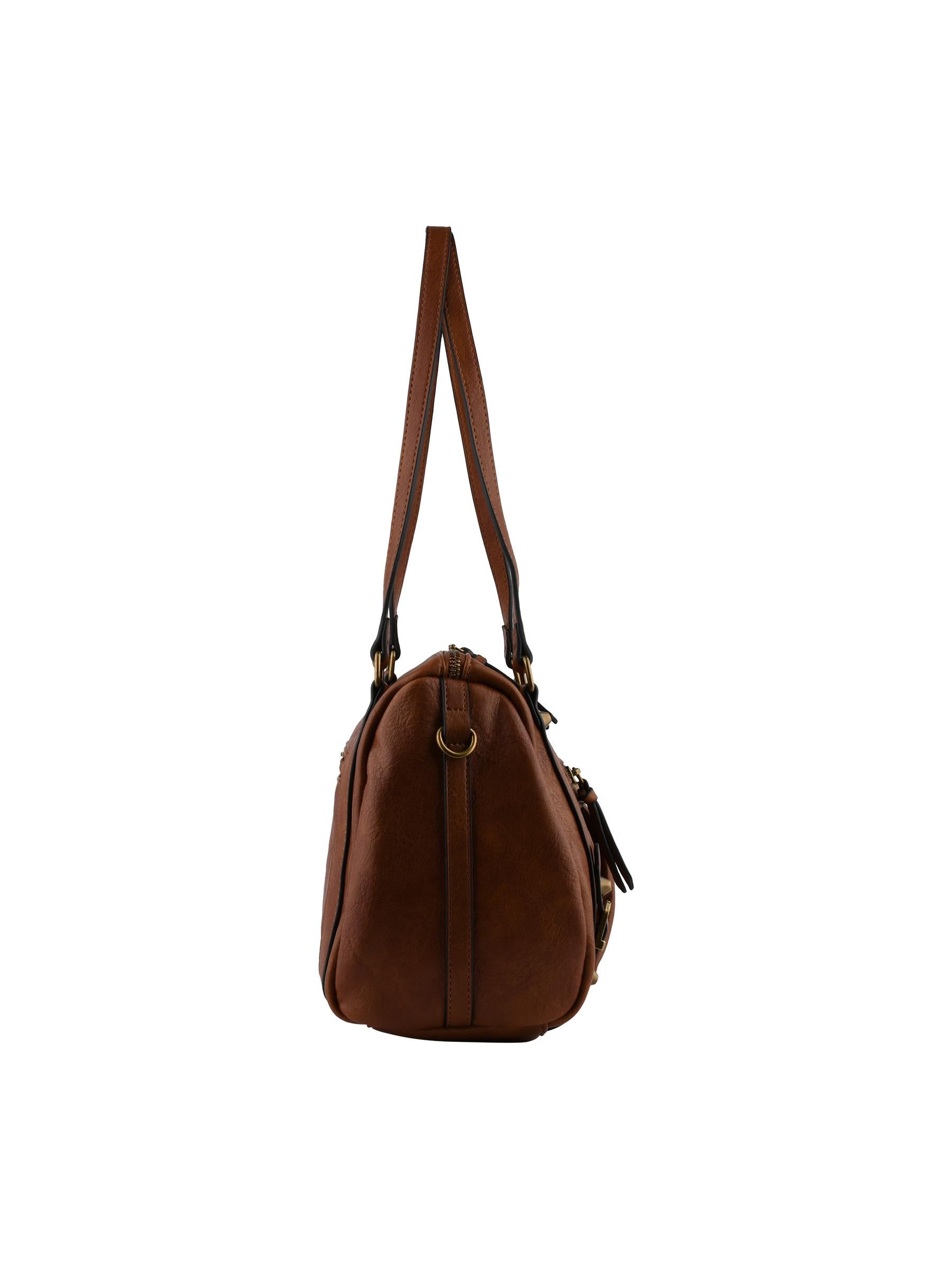 Jihane - Sac porté épaule camel
