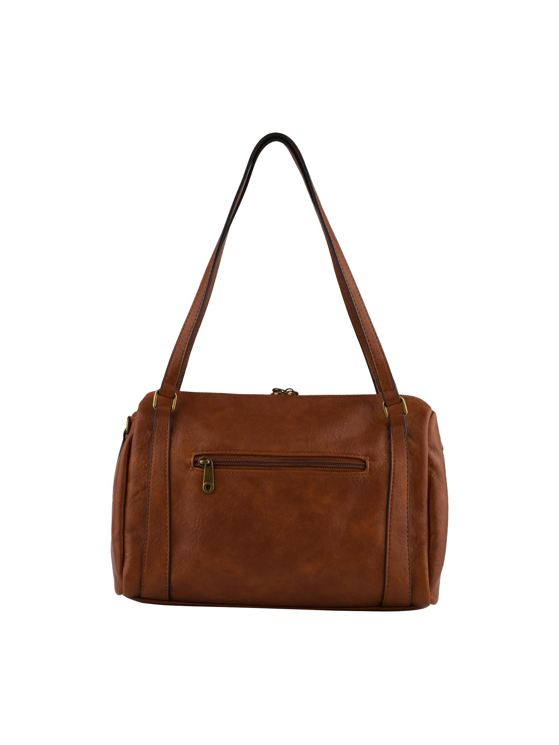 Jihane - Sac porté épaule camel