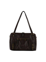 Jihane - Sac porté épaule chocolat