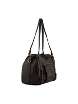Jihane - Sac porté épaule chocolat