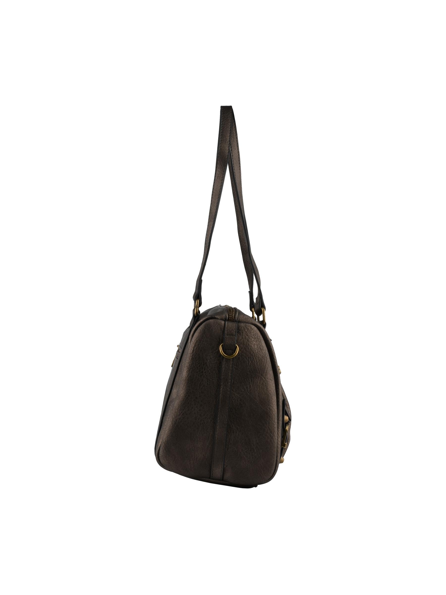 Jihane - Sac porté épaule métallisé