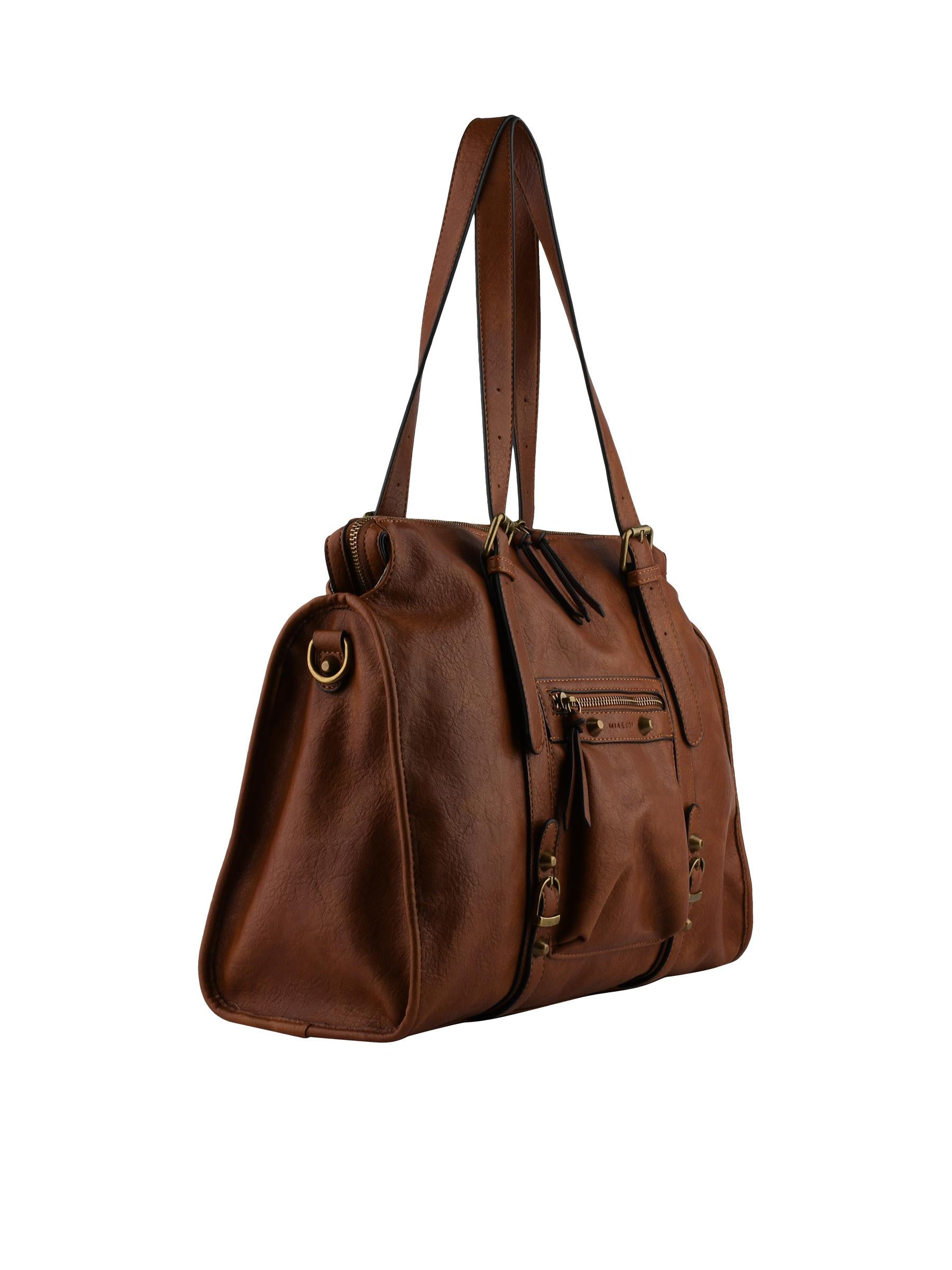 Jihane - Sac shopping camel