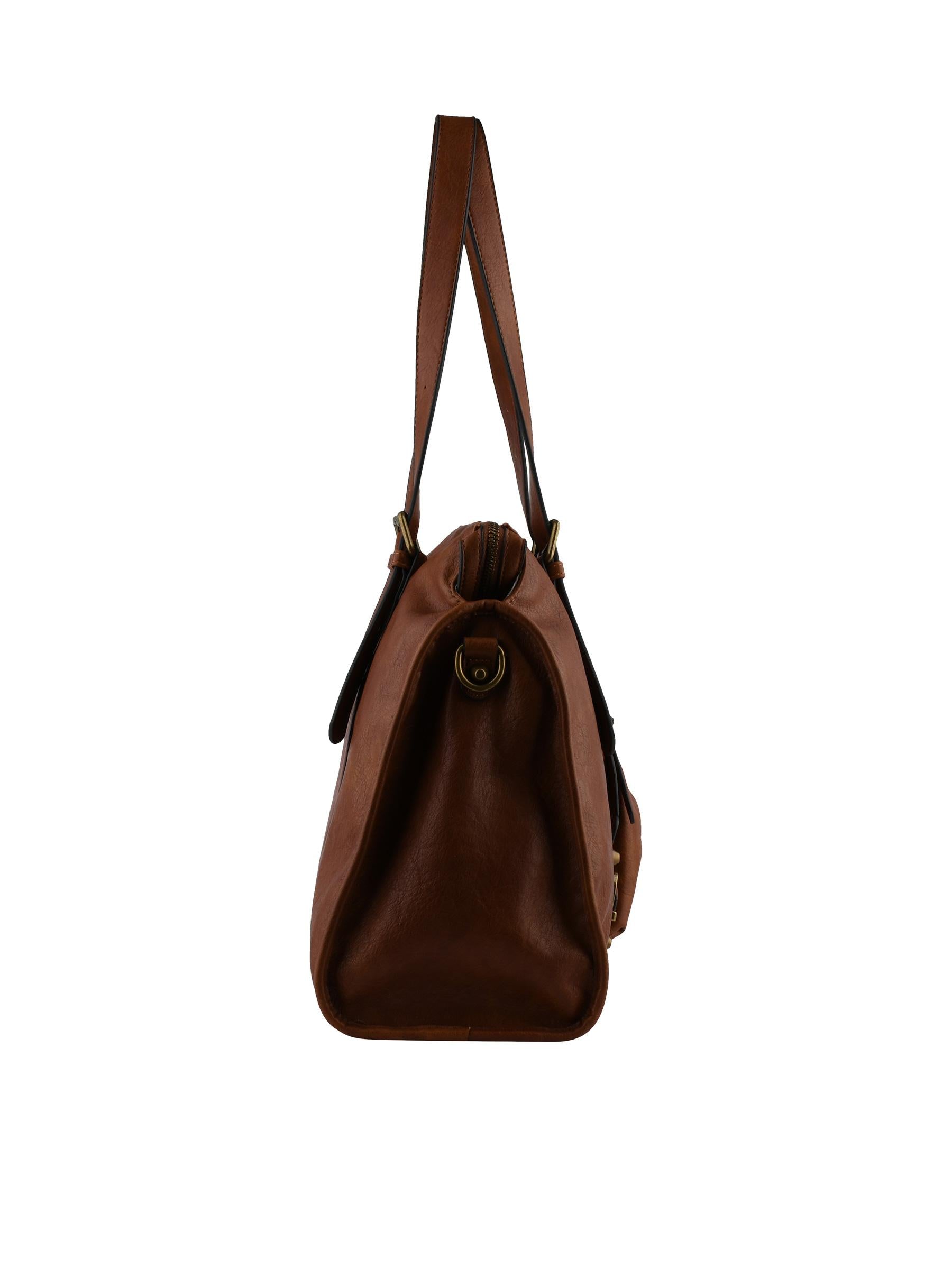 Jihane - Sac shopping camel