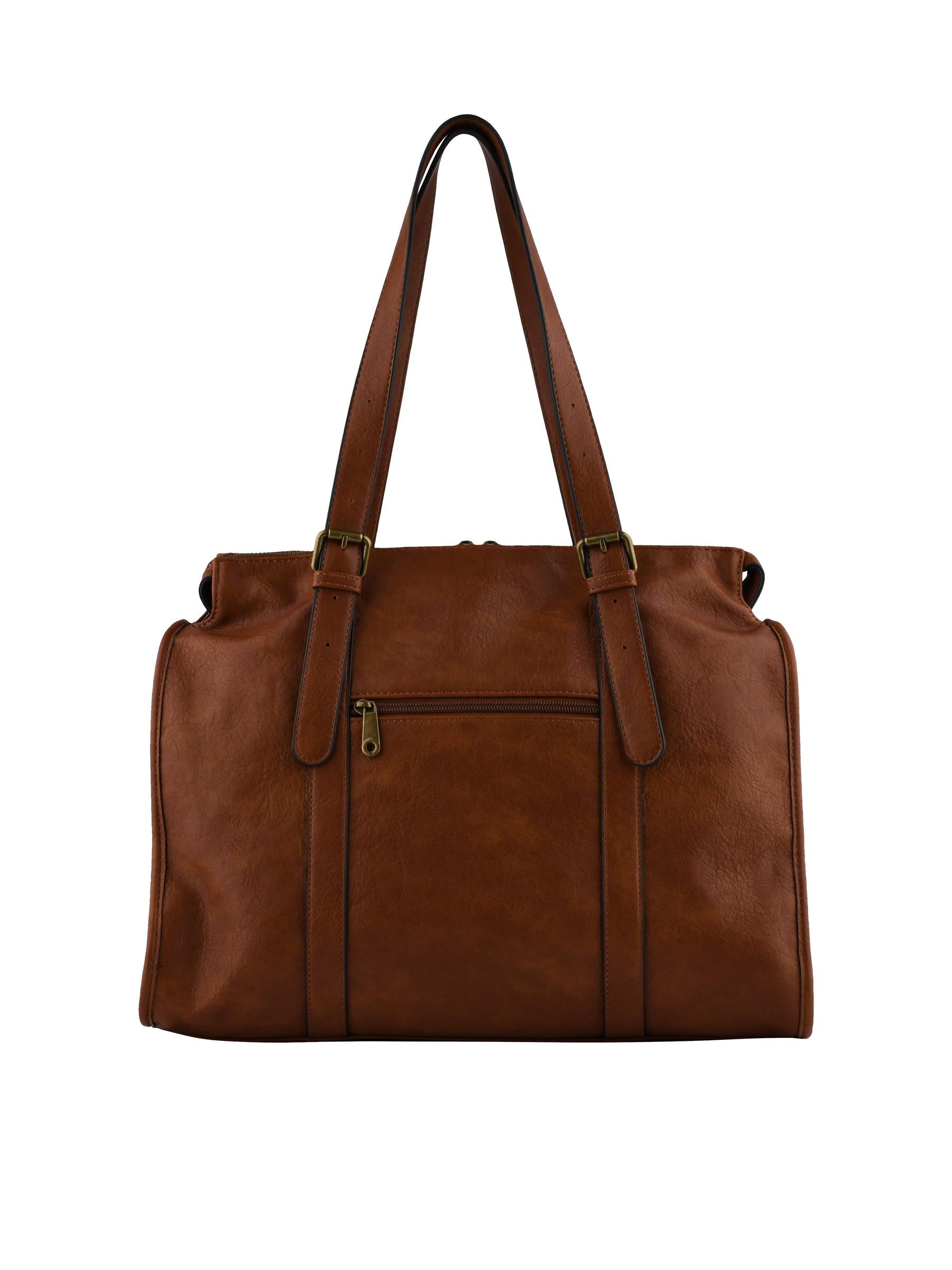 Jihane - Sac shopping camel