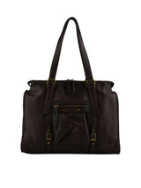 Jihane - Sac shopping chocolat