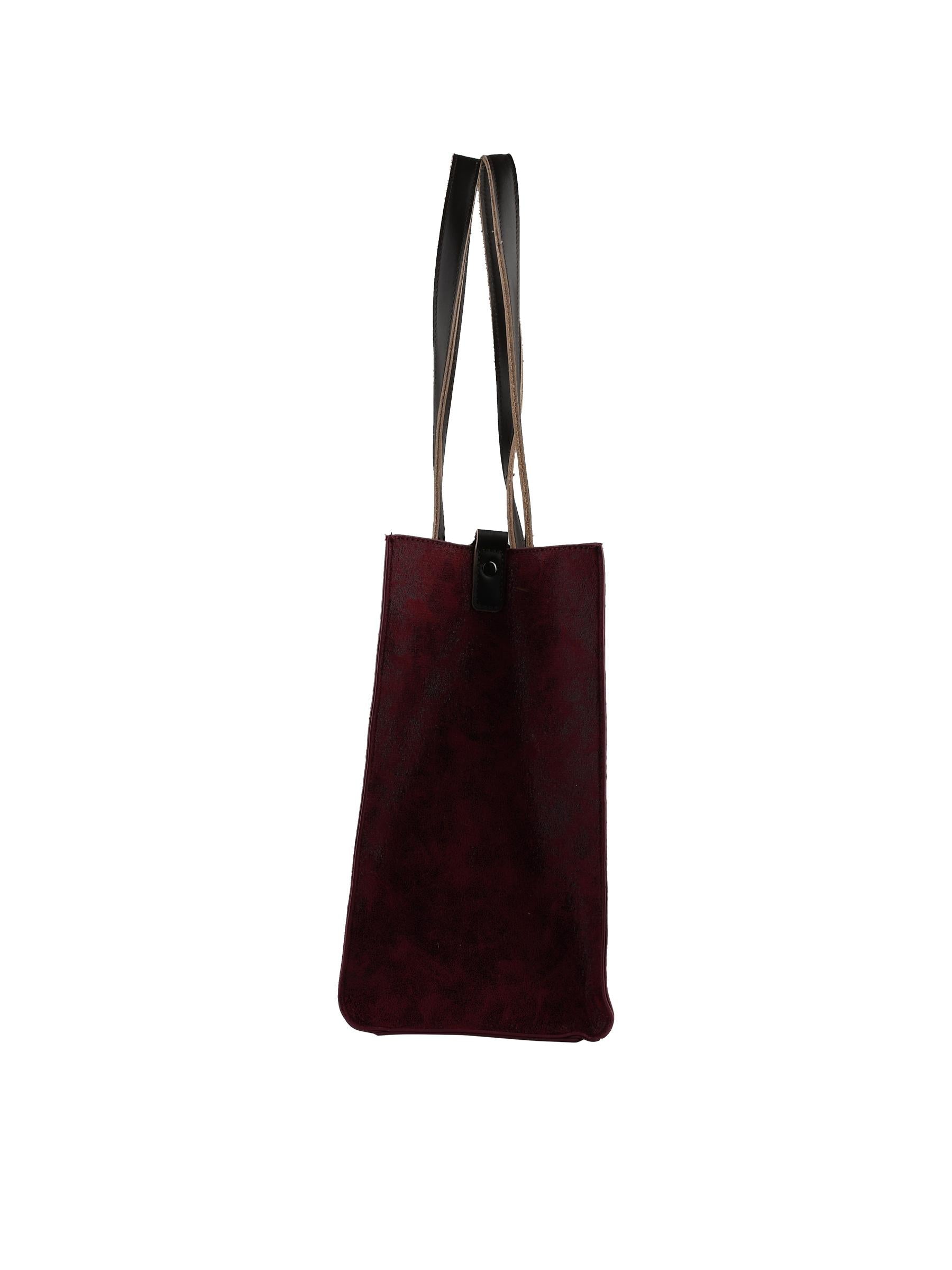 Noor - Sac porté épaule bordeaux