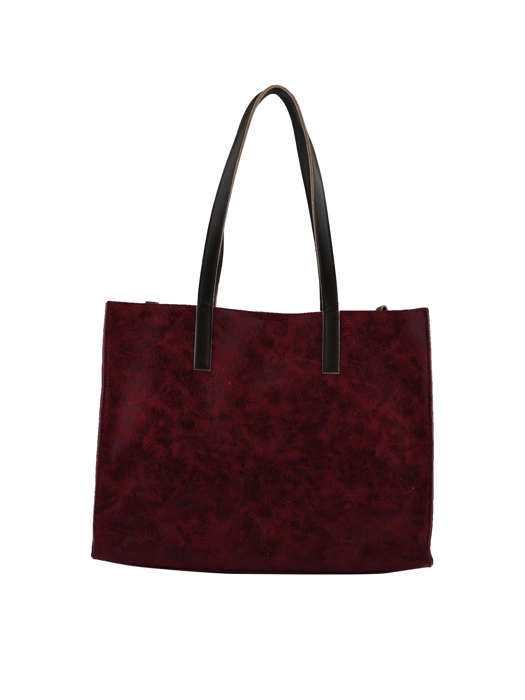 Noor - Sac porté épaule bordeaux