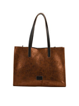 Noor - Sac porté épaule bronze