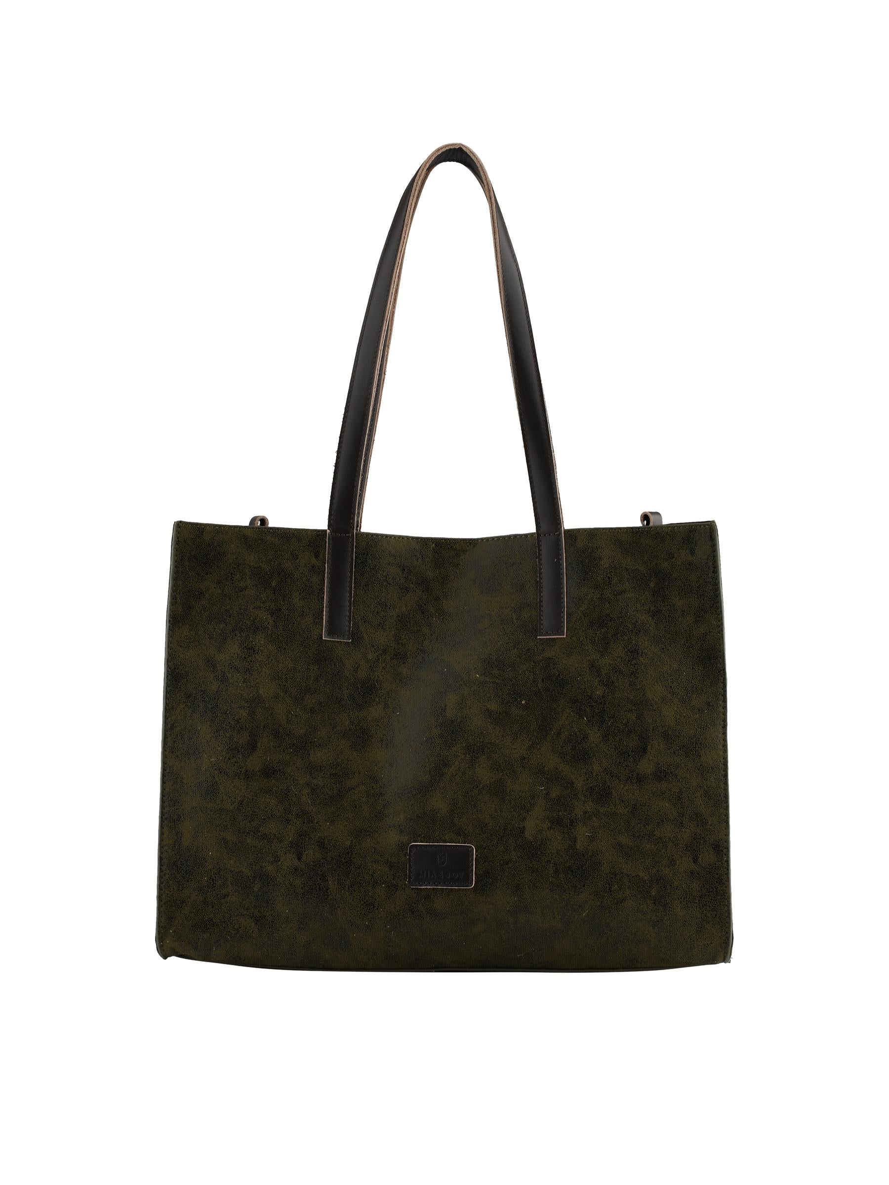 Noor - Sac porté épaule kaki